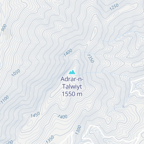 Map of Adrar-n-Talwiyt