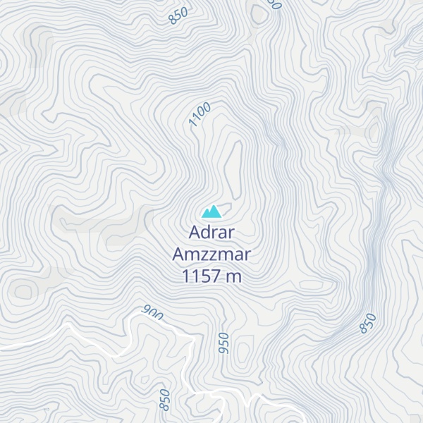 Map of Adrar Amzzmar