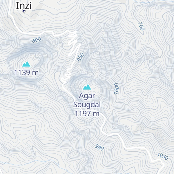 Map of Agar Sougdal