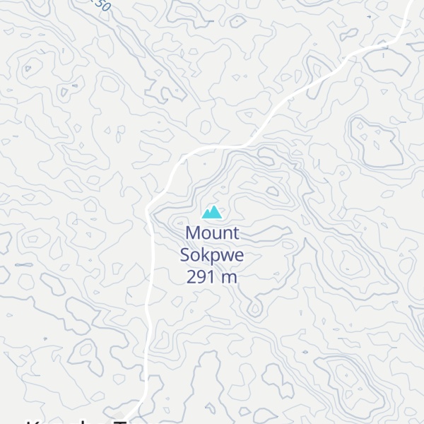Map of Mount Sokpwe