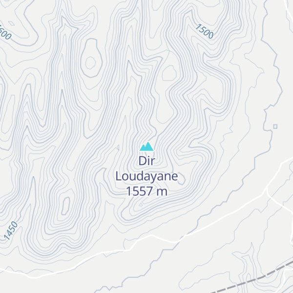 Map of Dir Loudayane