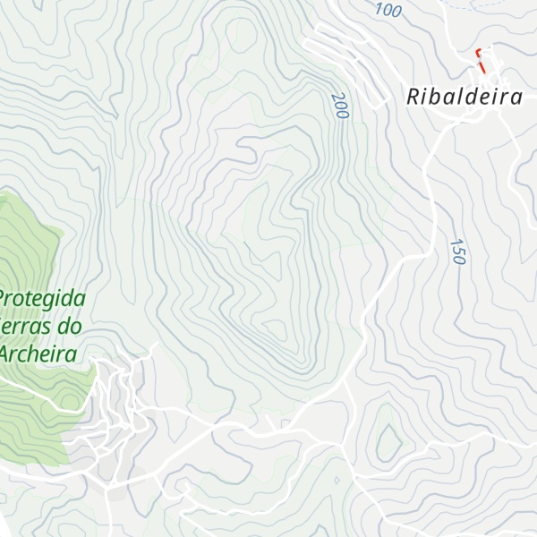 Map of Ribaldeira