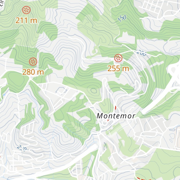 Map of Montemor