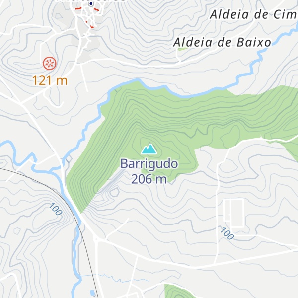 Map of Barrigudo