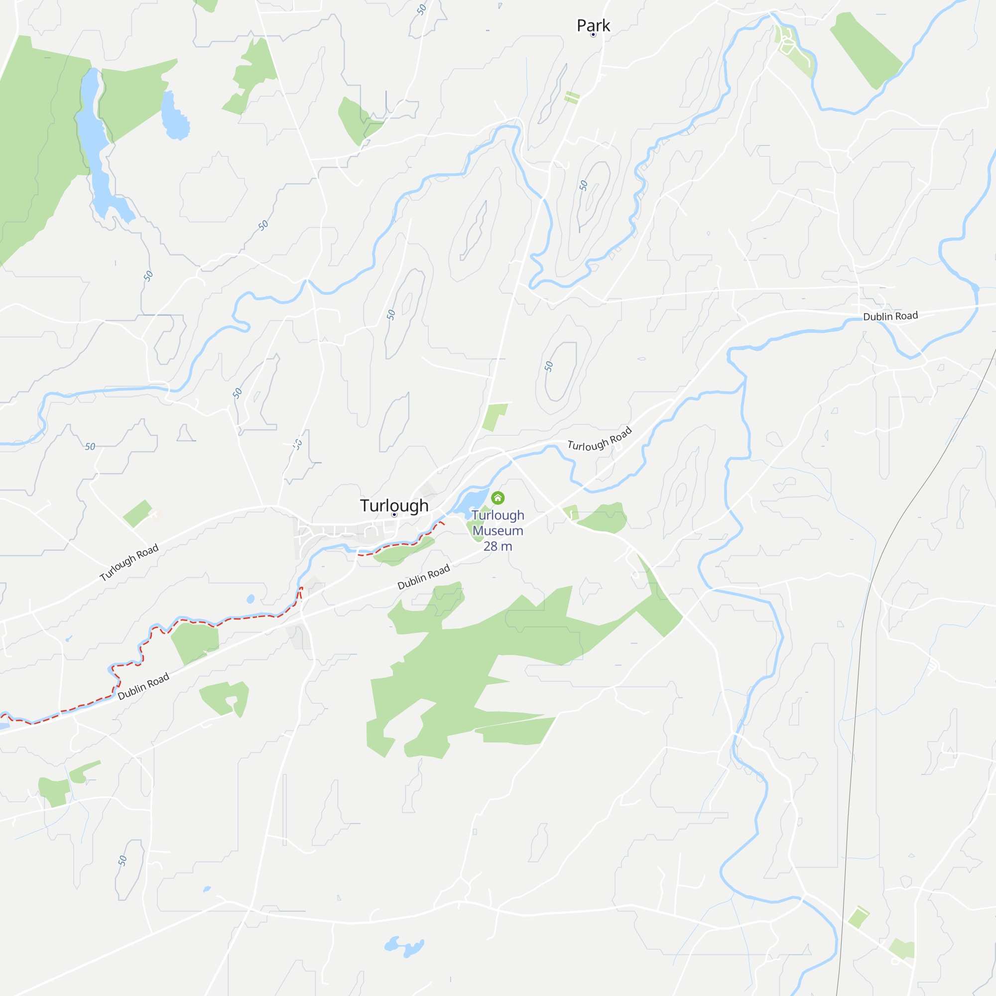 Turlough Museum map