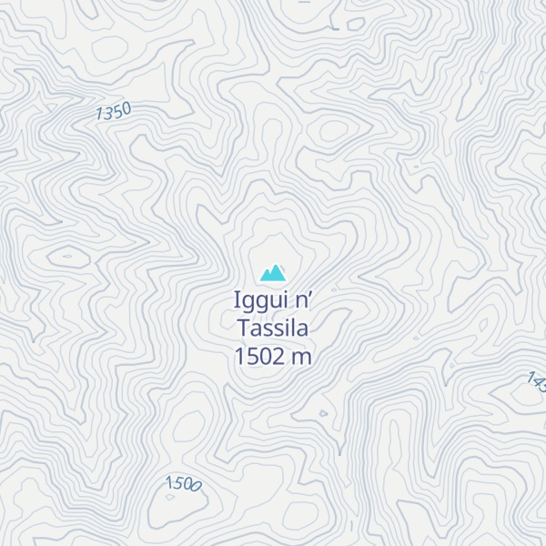 Map of Iggui n’ Tassila
