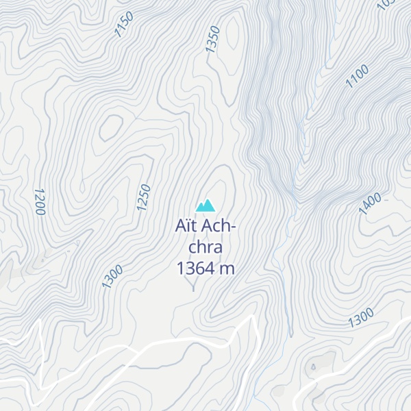 Map of Aït Ach-chra