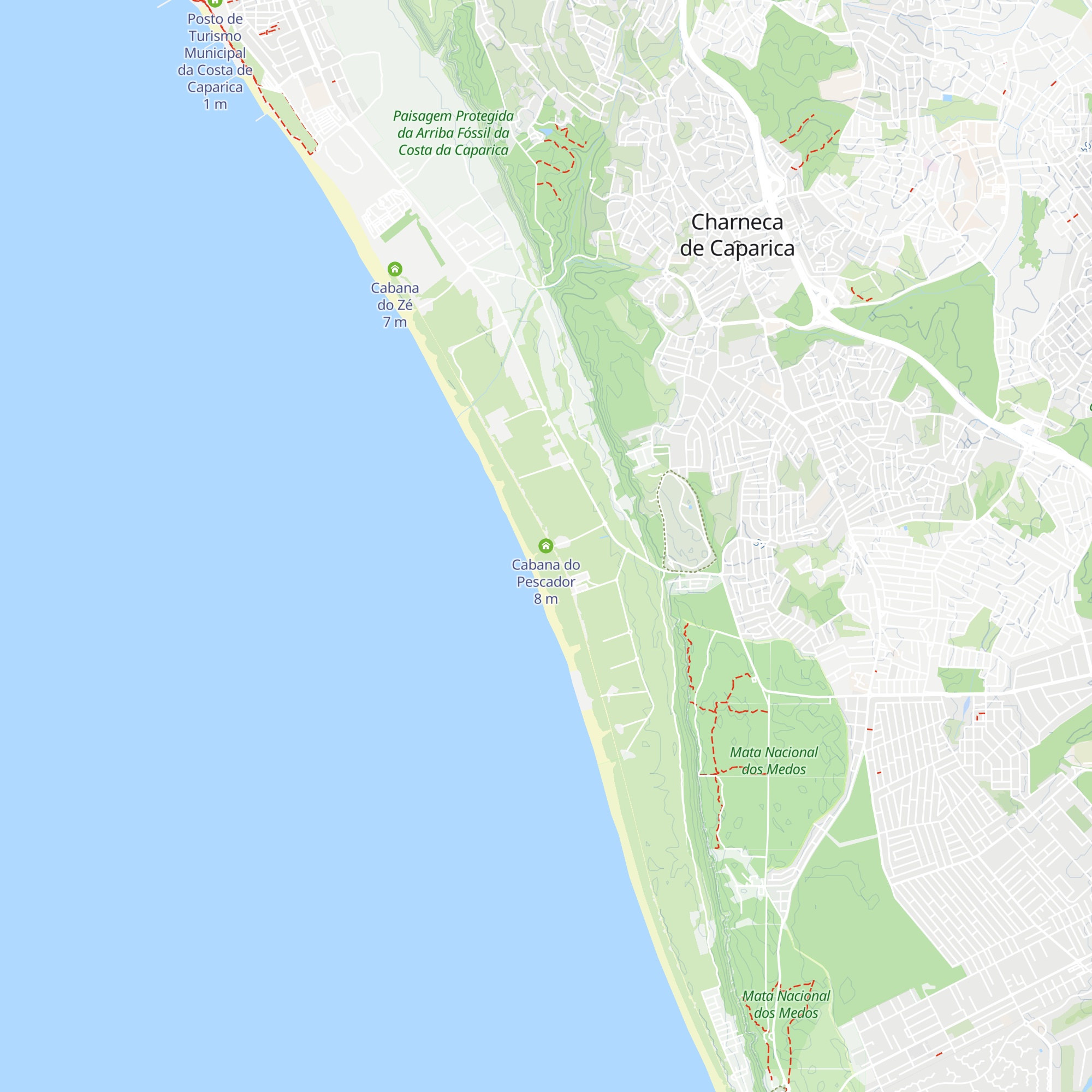 Cabana do Pescador map