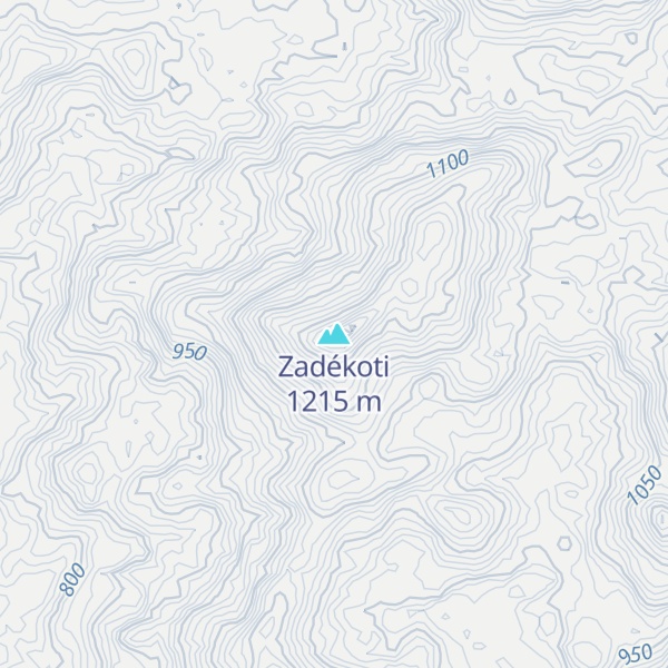 Map of Zadékoti