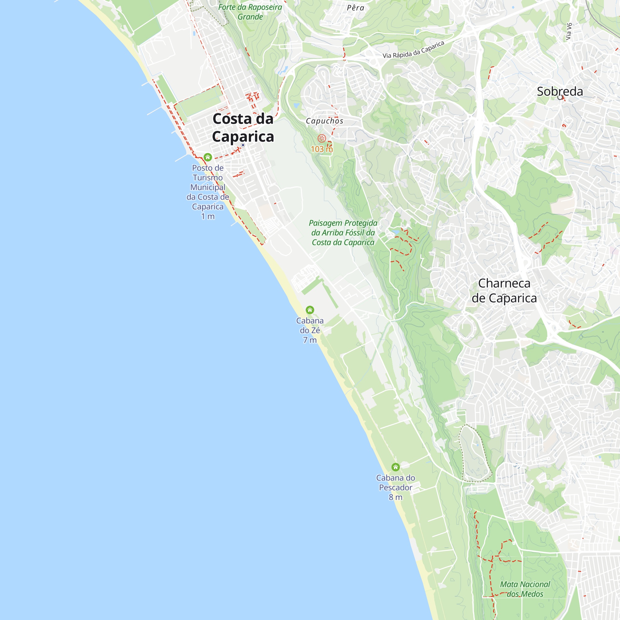 Cabana do Zé map