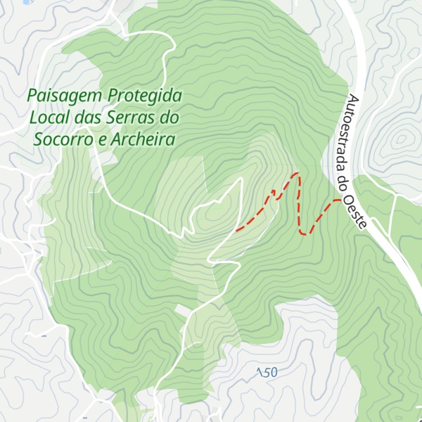 Map of Senhora do Socorro