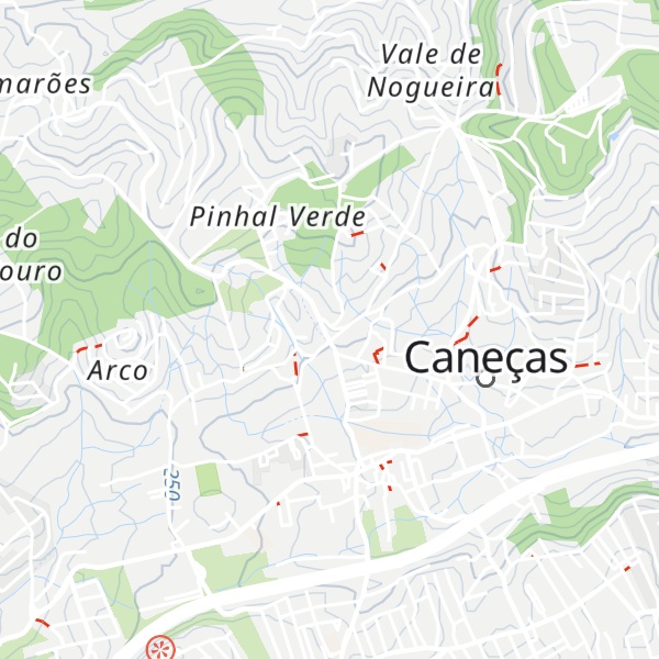 Map of Centro Interpretativo das Águas de Caneças