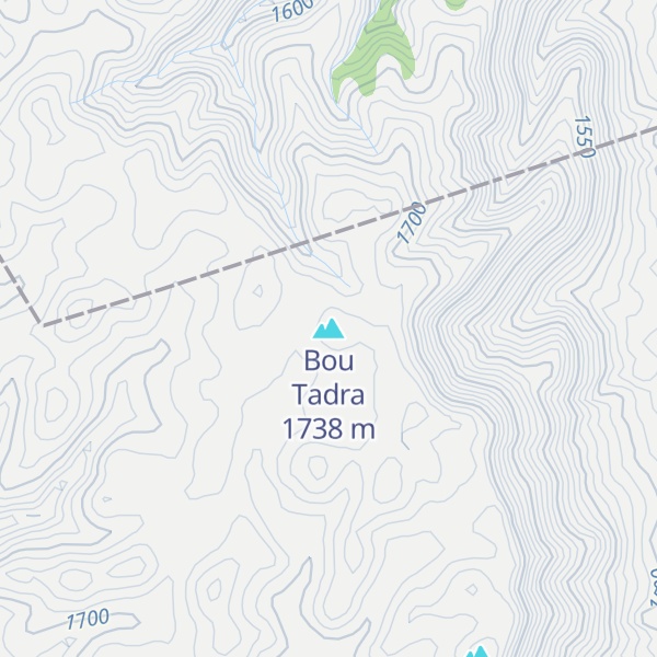 Map of Bou Tadra