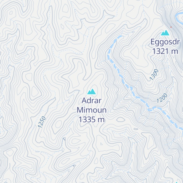 Map of Adrar Mimoun