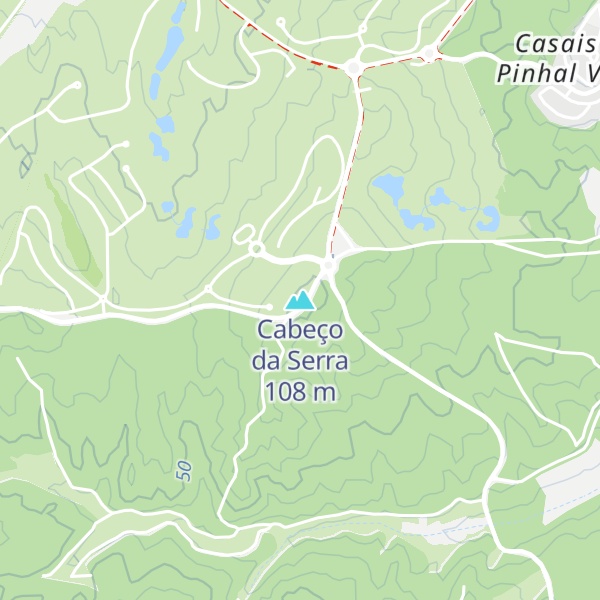 Map of Cabeço da Serra