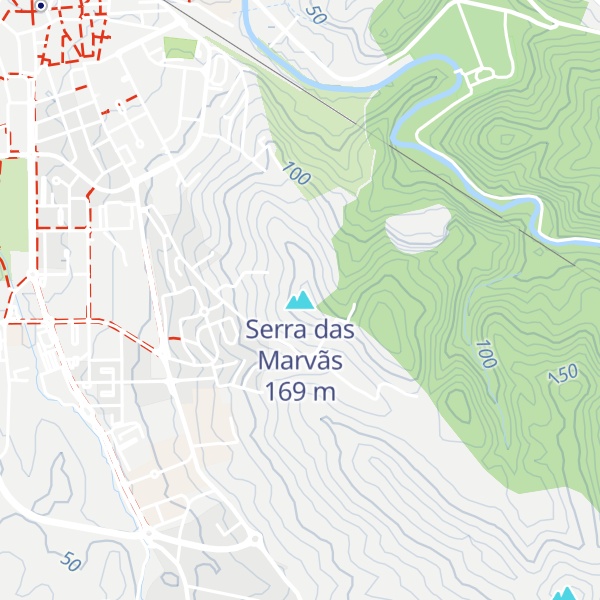 Map of Serra das Marvãs