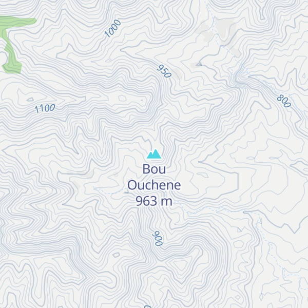 Map of Bou Ouchene