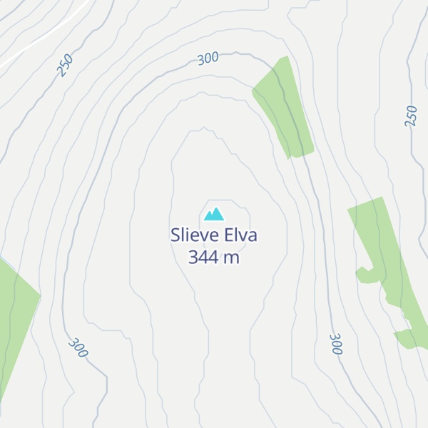 Map of Slieve Elva