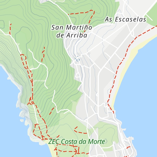 Map of Cabañas de Fisterra