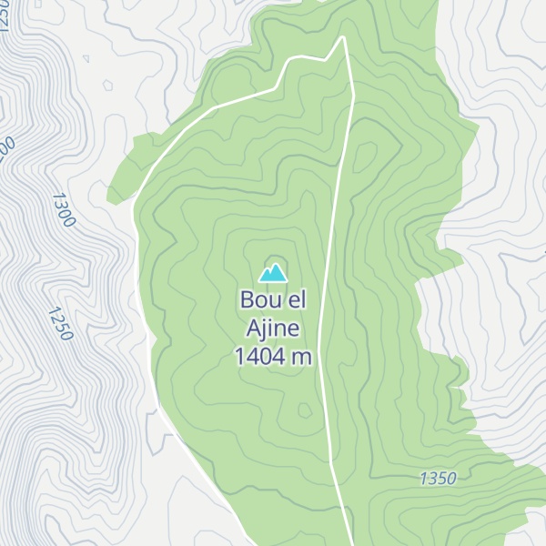 Map of Bou el Ajine