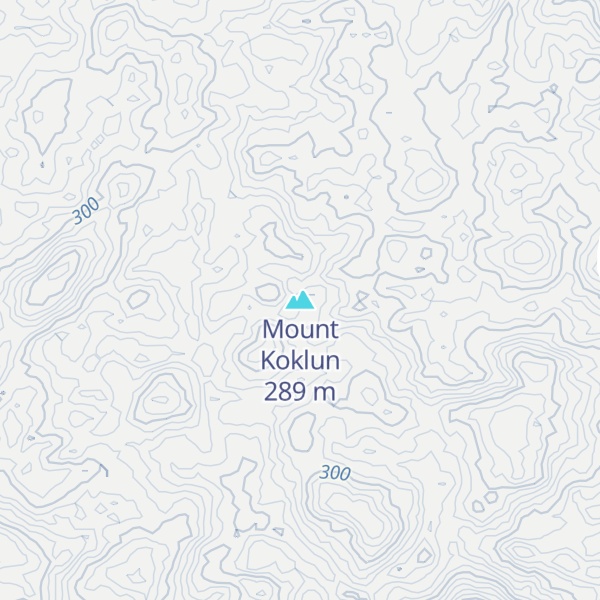 Map of Mount Koklun