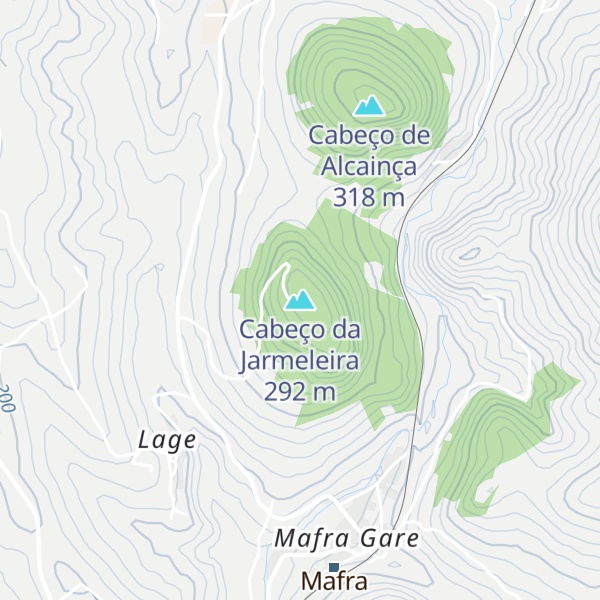 Map of Cabeço da Jarmeleira