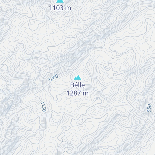 Map of Bélle