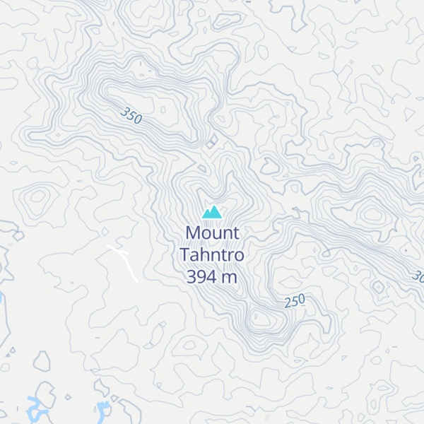 Map of Mount Tahntro