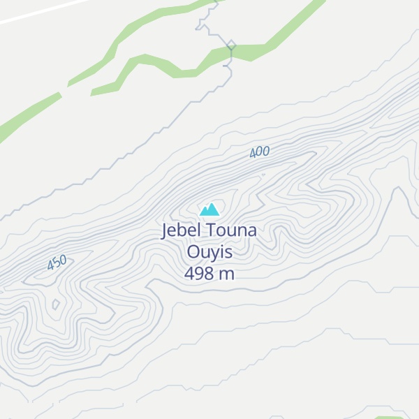 Map of Jebel Touna Ouyis