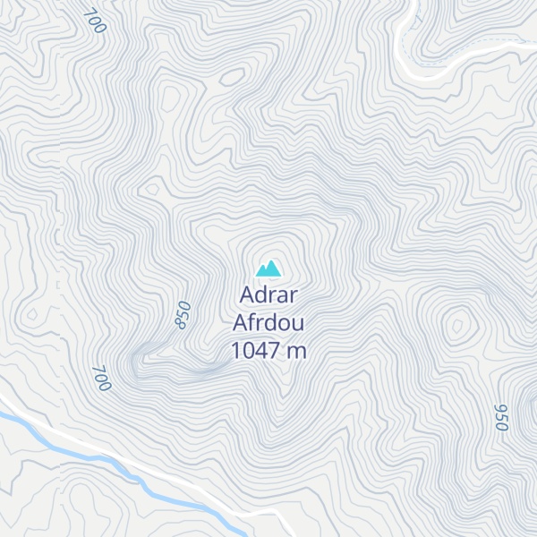 Map of Adrar Afrdou