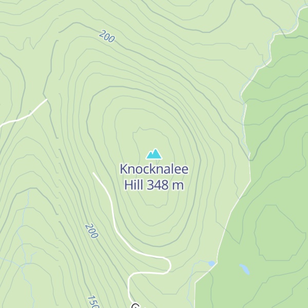 Map of Knocknalee Hill