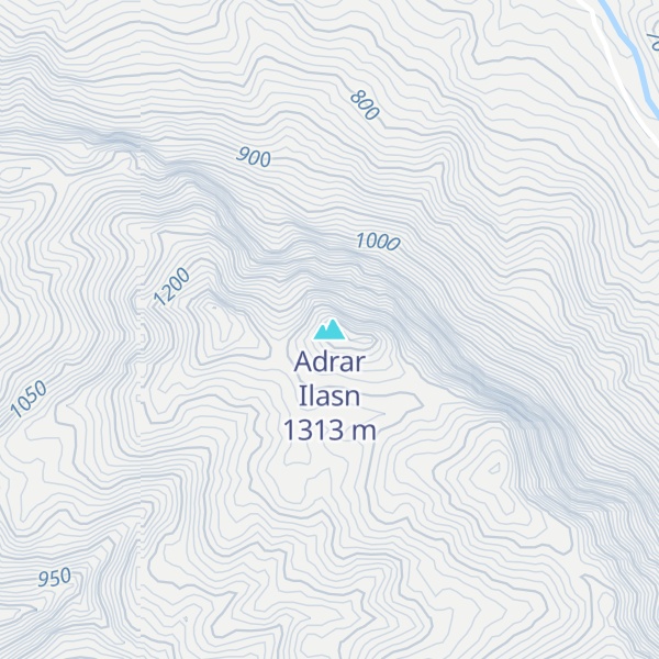 Map of Adrar Ilasn