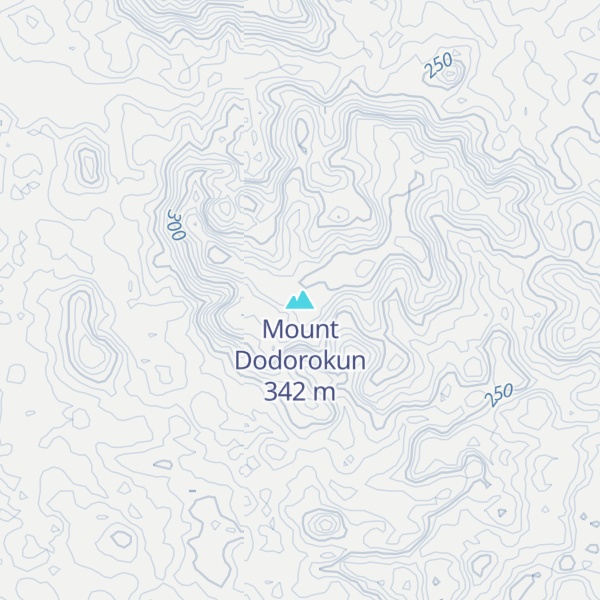 Map of Mount Dodorokun