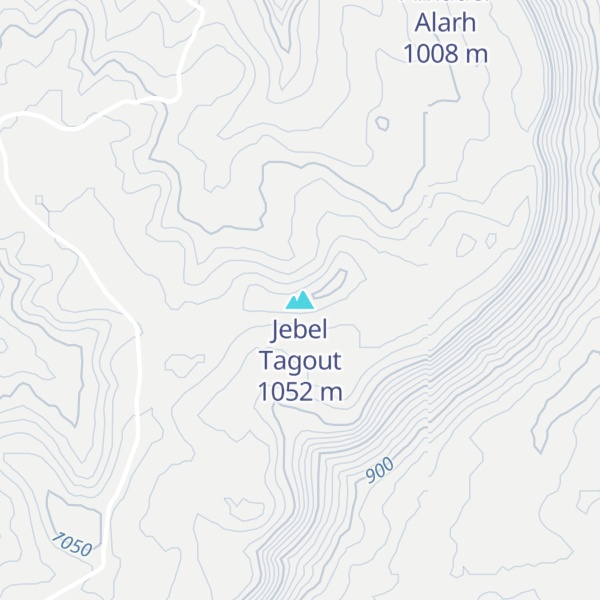 Map of Jebel Tagout