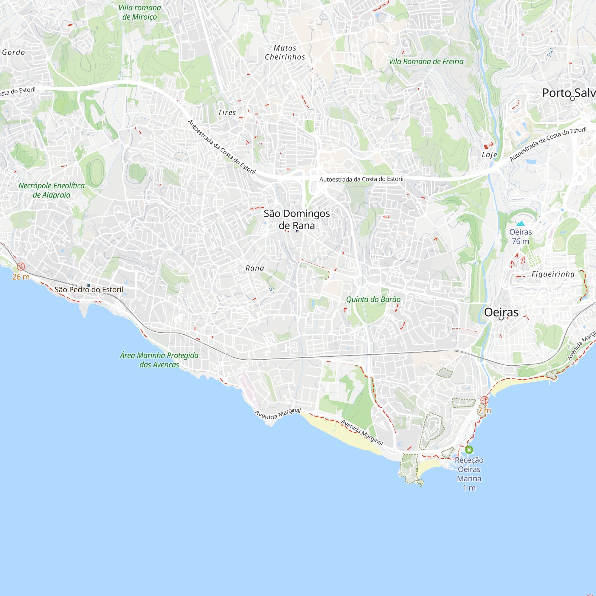 Cabana Velha map