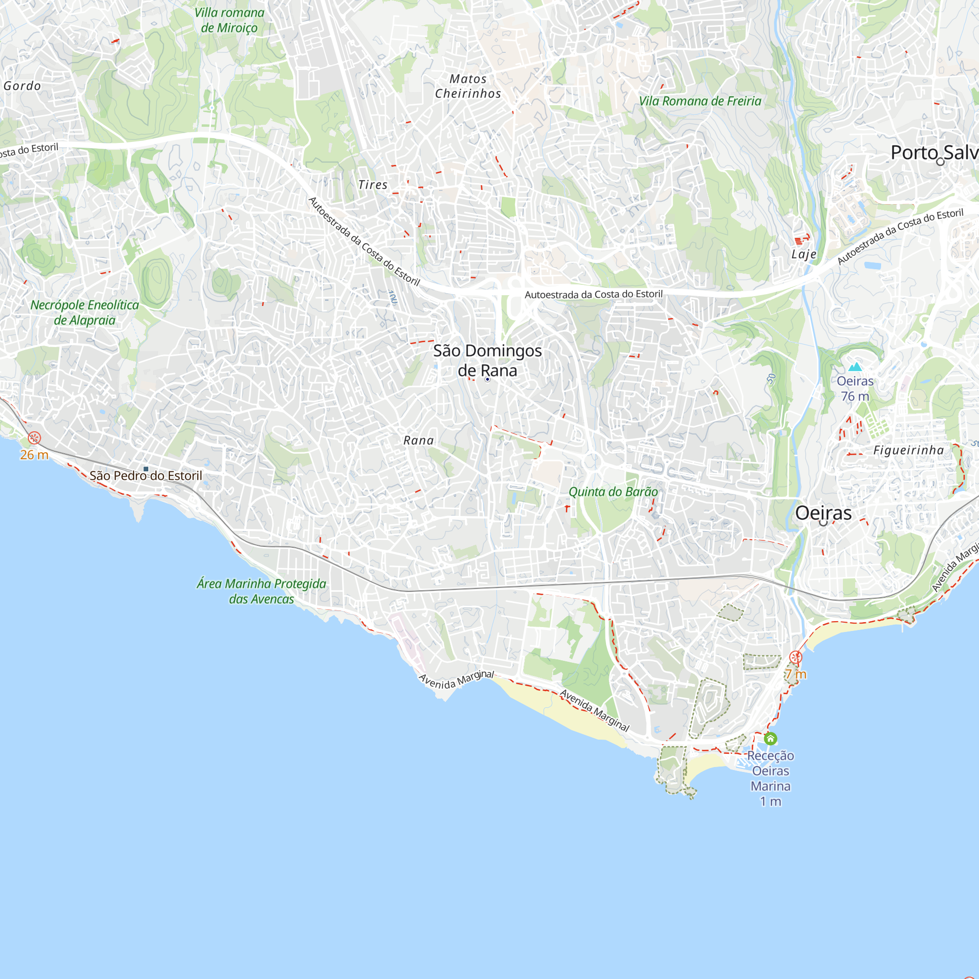 Cabana Velha map