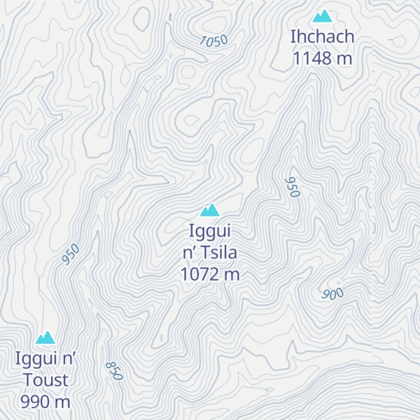Map of Iggui n’ Tsila