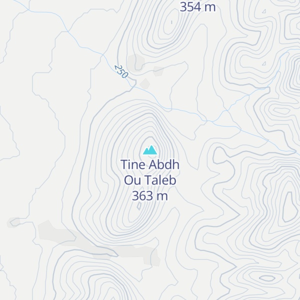 Map of Tine Abdh Ou Taleb