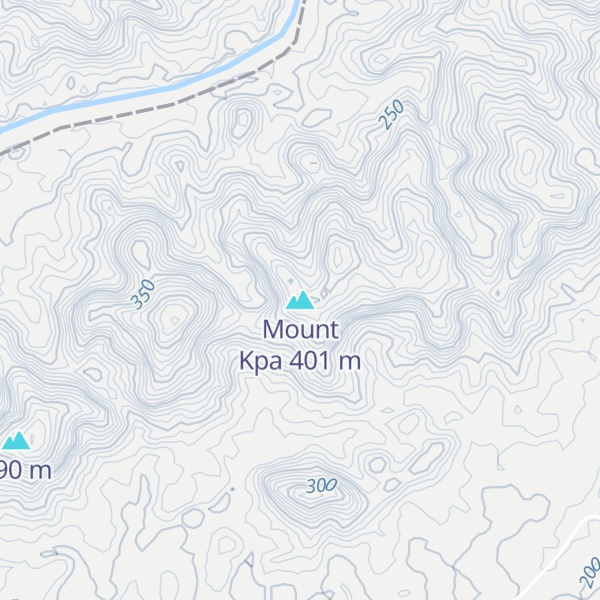 Map of Mount Kpa