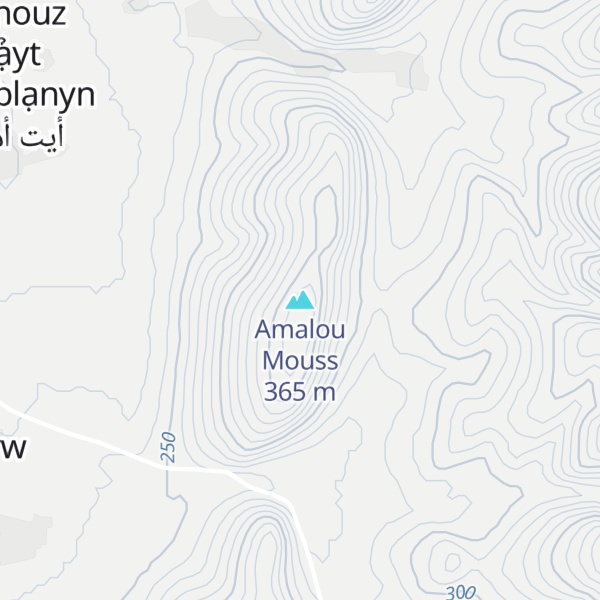 Map of Amalou Mouss