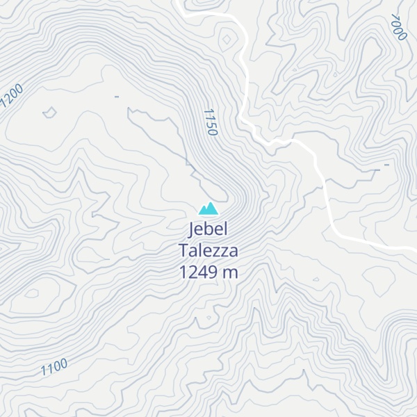 Map of Jebel Talezza