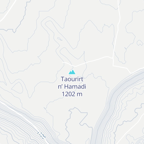 Map of Taourirt n’ Hamadi