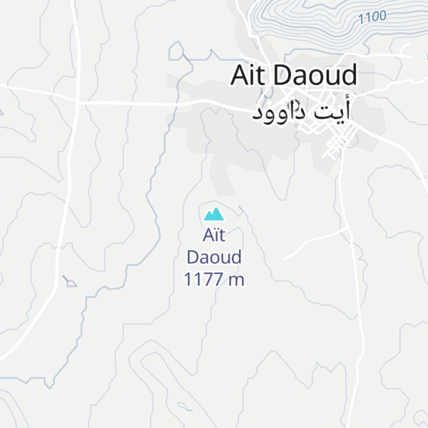 Map of Aït Daoud