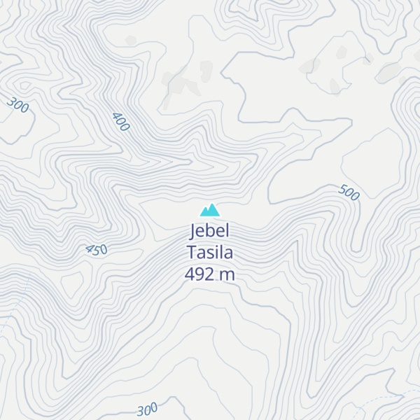 Map of Jebel Tasila