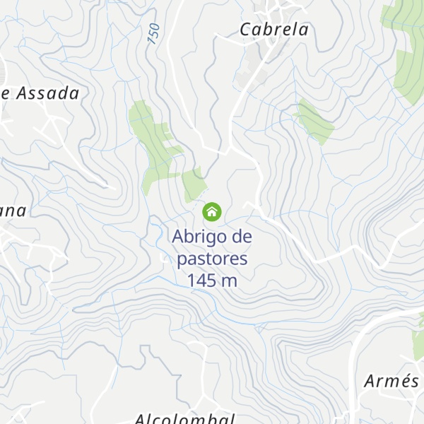 Map of Abrigo de pastores