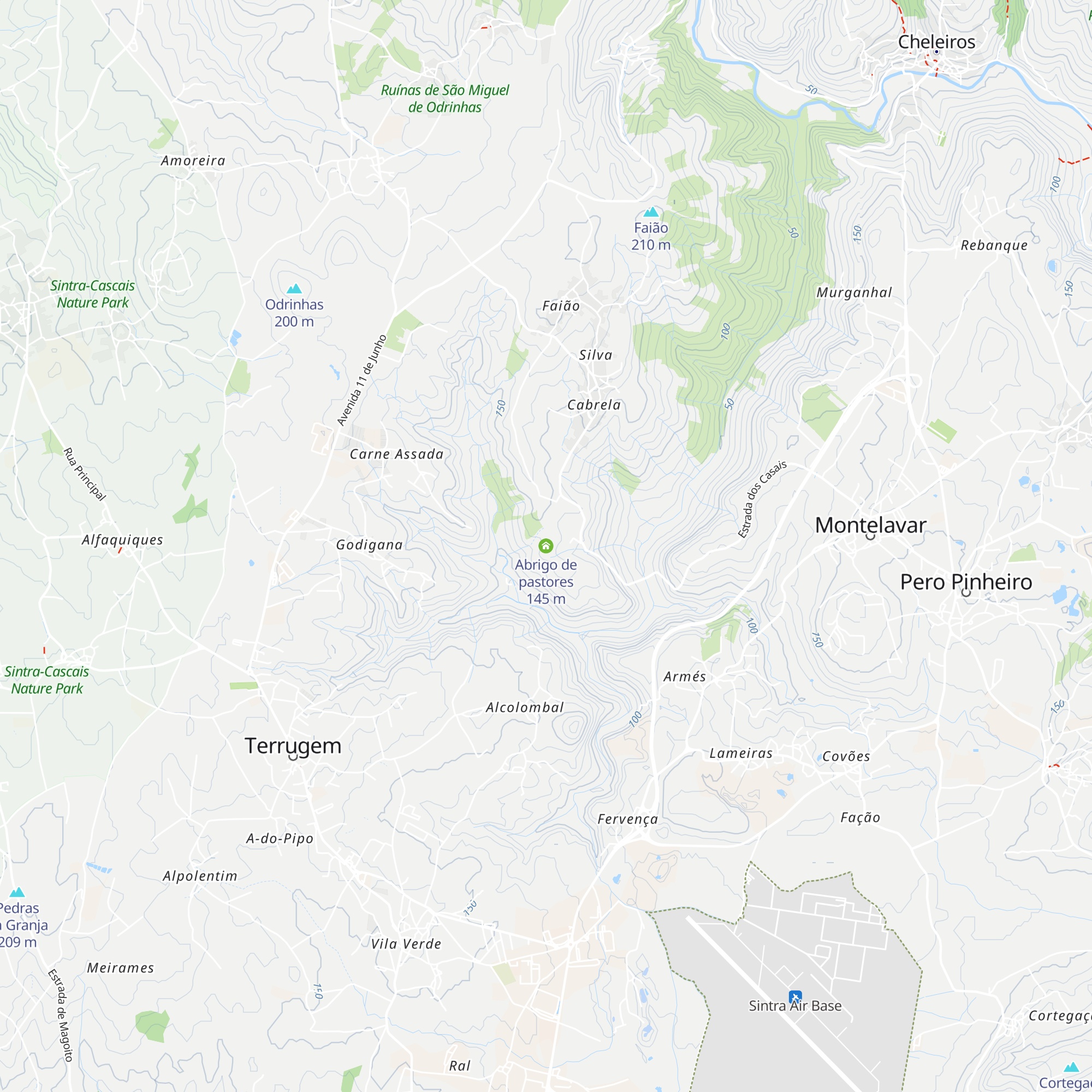 Abrigo de pastores map