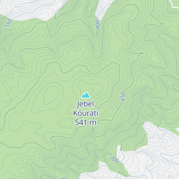 Map of Jbel Lekra