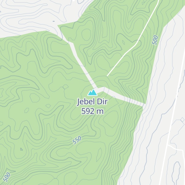 Map of Jebel Dir
