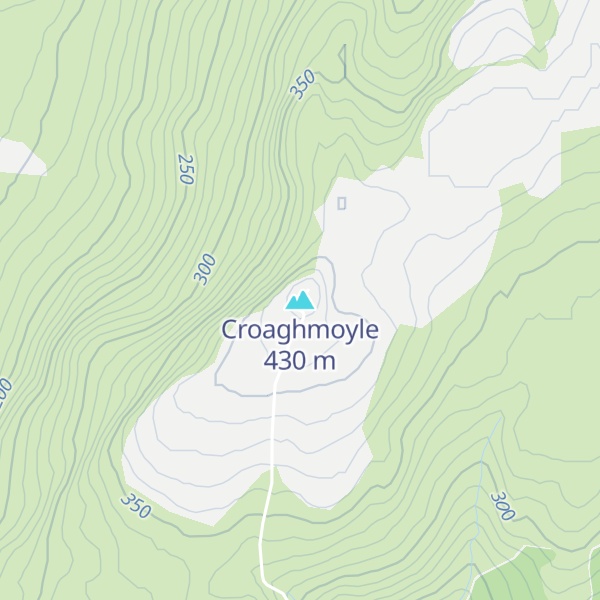 Map of Croaghmoyle
