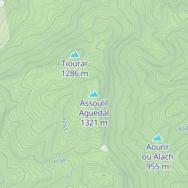 Map of Assoulil Aguedal